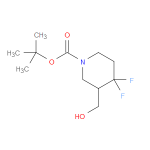 TERT-BUTYL 4,4-DIFLUORO-3-(HYDROXYMETHYL)PIPERIDINE-1-CARBOXYLATE - Click Image to Close