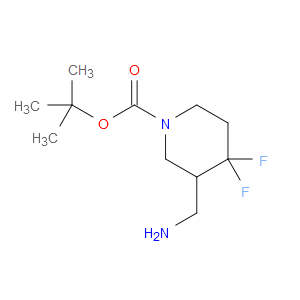 TERT-BUTYL 3-(AMINOMETHYL)-4,4-DIFLUOROPIPERIDINE-1-CARBOXYLATE - Click Image to Close