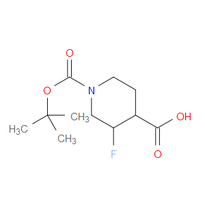 1-(TERT-BUTOXYCARBONYL)-3-FLUOROPIPERIDINE-4-CARBOXYLIC ACID