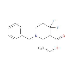 ETHYL 1-BENZYL-4,4-DIFLUOROPIPERIDINE-3-CARBOXYLATE