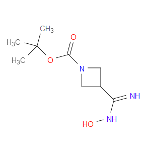 TERT-BUTYL 3-(N-HYDROXYCARBAMIMIDOYL)AZETIDINE-1-CARBOXYLATE - Click Image to Close