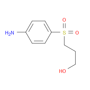 3-((4-AMINOPHENYL)SULFONYL)PROPAN-1-OL - Click Image to Close