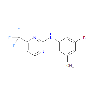N-(3-BROMO-5-METHYLPHENYL)-4-(TRIFLUOROMETHYL)PYRIMIDIN-2-AMINE