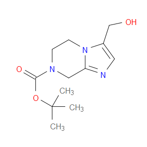 TERT-BUTYL 3-(HYDROXYMETHYL)-5,6-DIHYDROIMIDAZO[1,2-A]PYRAZINE-7(8H)-CARBOXYLATE