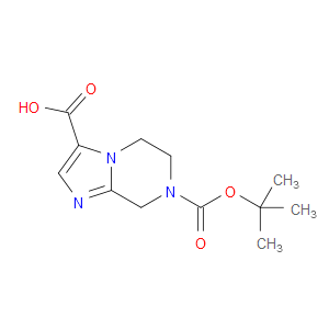 7-(TERT-BUTOXYCARBONYL)-5,6,7,8-TETRAHYDROIMIDAZO[1,2-A]PYRAZINE-3-CARBOXYLIC ACID
