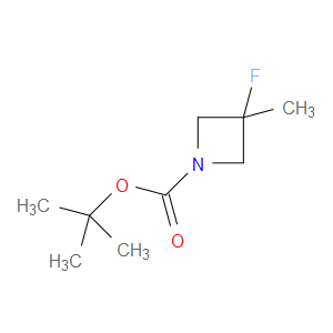 TERT-BUTYL 3-FLUORO-3-METHYLAZETIDINE-1-CARBOXYLATE