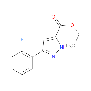 ETHYL 3-(2-FLUOROPHENYL)-1H-PYRAZOLE-5-CARBOXYLATE - Click Image to Close
