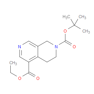 2-TERT-BUTYL 5-ETHYL 3,4-DIHYDRO-2,7-NAPHTHYRIDINE-2,5(1H)-DICARBOXYLATE