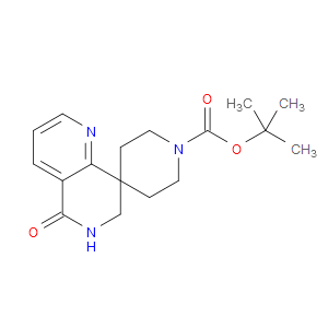 TERT-BUTYL 5-OXO-6,7-DIHYDRO-5H-SPIRO[[1,6]NAPHTHYRIDINE-8,4'-PIPERIDINE]-1'-CARBOXYLATE