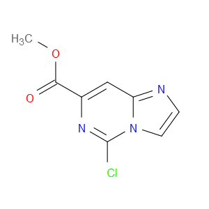 METHYL 5-CHLOROIMIDAZO[1,2-C]PYRIMIDINE-7-CARBOXYLATE - Click Image to Close