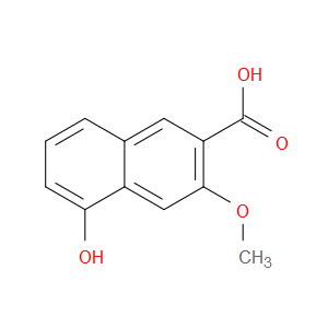 5-HYDROXY-3-METHOXY-NAPHTHALENE-2-CARBOXYLIC ACID - Click Image to Close