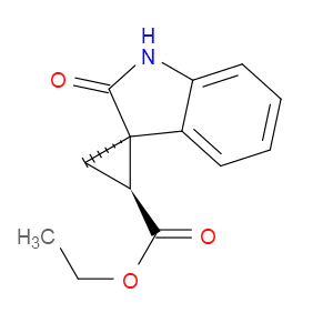 RACEMIC-(1R,2S)-ETHYL 2-OXOSPIRO[CYCLOPROPANE-1,3-INDOLINE]-2-CARBOXYLATE - Click Image to Close