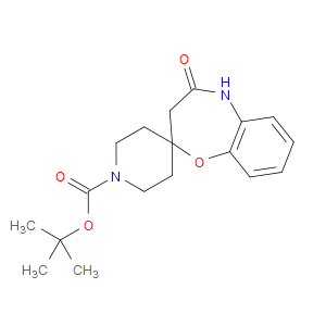 TERT-BUTYL 4-OXO-4,5-DIHYDRO-3H-SPIRO[BENZO[B][1,4]OXAZEPINE-2,4'-PIPERIDINE]-1'-CARBOXYLATE - Click Image to Close