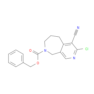 BENZYL 3-CHLORO-4-CYANO-6,7-DIHYDRO-5H-PYRIDO[3,4-C]AZEPINE-8(9H)-CARBOXYLATE