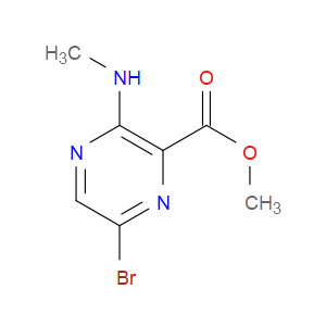 METHYL 6-BROMO-3-(METHYLAMINO)PYRAZINE-2-CARBOXYLATE