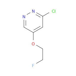 3-CHLORO-5-(2-FLUOROETHOXY)PYRIDAZINE