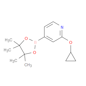2-CYCLOPROPOXY-4-(4,4,5,5-TETRAMETHYL-1,3,2-DIOXABOROLAN-2-YL)PYRIDINE