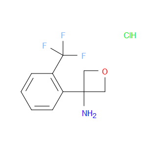 3-[2-(TRIFLUOROMETHYL)PHENYL]OXETAN-3-AMINE HYDROCHLORIDE