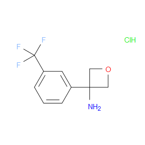 3-[3-(TRIFLUOROMETHYL)PHENYL]OXETAN-3-AMINE HYDROCHLORIDE - Click Image to Close