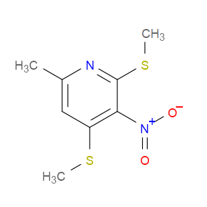 6-METHYL-2,4-BIS(METHYLTHIO)-3-NITROPYRIDINE