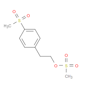 METHANESULFONIC ACID 2-(4-METHANESULFONYL-PHENYL)-ETHYL ESTER - Click Image to Close
