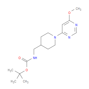TERT-BUTYL ((1-(6-METHOXYPYRIMIDIN-4-YL)PIPERIDIN-4-YL)METHYL)CARBAMATE
