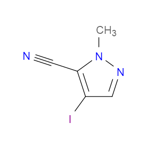4-IODO-1-METHYL-1H-PYRAZOLE-5-CARBONITRILE - Click Image to Close