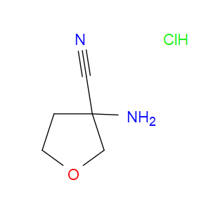 3-AMINOOXOLANE-3-CARBONITRILE HYDROCHLORIDE