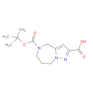 5-[(TERT-BUTOXY)CARBONYL]-4H,5H,6H,7H,8H-PYRAZOLO[1,5-A][1,4]DIAZEPINE-2-CARBOXYLIC ACID - Click Image to Close