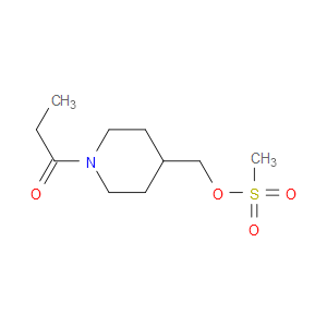 METHANESULFONIC ACID 1-PROPIONYL-PIPERIDIN-4-YLMETHYL ESTER - Click Image to Close