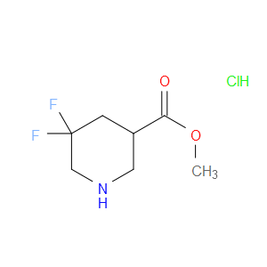 METHYL 5,5-DIFLUOROPIPERIDINE-3-CARBOXYLATE HYDROCHLORIDE