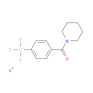 POTASSIUM TRIFLUORO[4-(PIPERIDINE-1-CARBONYL)PHENYL]BORANUIDE - Click Image to Close