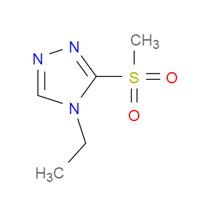 4-ETHYL-3-(METHYLSULFONYL)-4H-1,2,4-TRIAZOLE