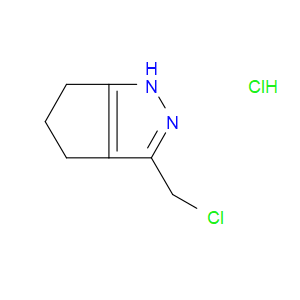 3-(CHLOROMETHYL)-1,4,5,6-TETRAHYDROCYCLOPENTA[C]PYRAZOLE HYDROCHLORIDE - Click Image to Close