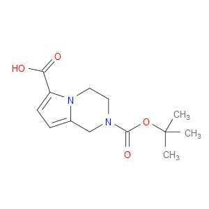 2-[(TERT-BUTOXY)CARBONYL]-1H,2H,3H,4H-PYRROLO[1,2-A]PYRAZINE-6-CARBOXYLIC ACID