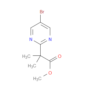 METHYL 2-(5-BROMOPYRIMIDIN-2-YL)-2-METHYLPROPANOATE