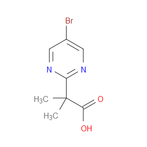 2-(5-BROMOPYRIMIDIN-2-YL)-2-METHYLPROPANOIC ACID