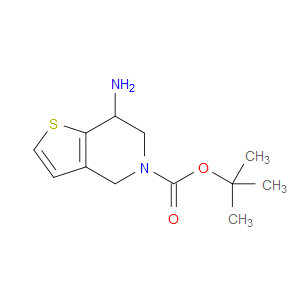 TERT-BUTYL 7-AMINO-6,7-DIHYDROTHIENO[3,2-C]PYRIDINE-5(4H)-CARBOXYLATE - Click Image to Close
