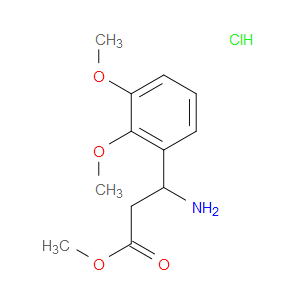 METHYL 3-AMINO-3-(2,3-DIMETHOXYPHENYL)PROPANOATE HYDROCHLORIDE - Click Image to Close