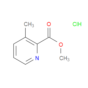 METHYL 3-METHYLPYRIDINE-2-CARBOXYLATE HYDROCHLORIDE - Click Image to Close