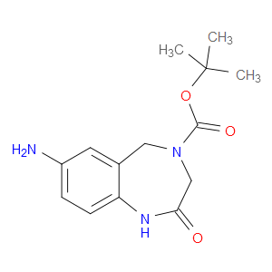 TERT-BUTYL 7-AMINO-2-OXO-2,3-DIHYDRO-1H-BENZO[E][1,4]DIAZEPINE-4(5H)-CARBOXYLATE