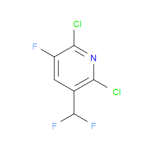 2,6-DICHLORO-3-(DIFLUOROMETHYL)-5-FLUORO-PYRIDINE
