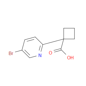 1-(5-BROMOPYRIDIN-2-YL)CYCLOBUTANECARBOXYLIC ACID - Click Image to Close