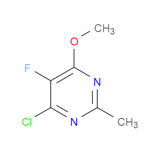 4-CHLORO-5-FLUORO-6-METHOXY-2-METHYLPYRIMIDINE