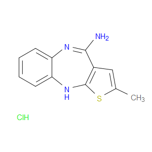 2-METHYL-10H-BENZO[B]THIENO[2,3-E][1,4]DIAZEPIN-4-AMINE HYDROCHLORIDE - Click Image to Close