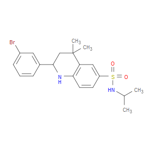 2-(3-BROMOPHENYL)-4,4-DIMETHYL-N-(PROPAN-2-YL)-1,2,3,4-TETRAHYDROQUINOLINE-6-SULFONAMIDE - Click Image to Close