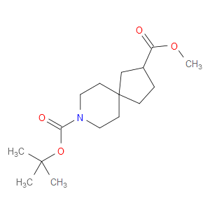 8-TERT-BUTYL 2-METHYL 8-AZASPIRO[4.5]DECANE-2,8-DICARBOXYLATE