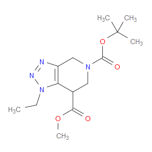 5-TERT-BUTYL 7-METHYL 1-ETHYL-6,7-DIHYDRO-1H-[1,2,3]TRIAZOLO[4,5-C]PYRIDINE-5,7(4H)-DICARBOXYLATE - Click Image to Close