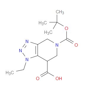 5-(TERT-BUTOXYCARBONYL)-1-ETHYL-4,5,6,7-TETRAHYDRO-1H-[1,2,3]TRIAZOLO[4,5-C]PYRIDINE-7-CARBOXYLIC ACID - Click Image to Close