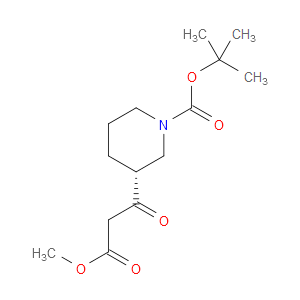 (R)-TERT-BUTYL 3-(3-METHOXY-3-OXOPROPANOYL)PIPERIDINE-1-CARBOXYLATE